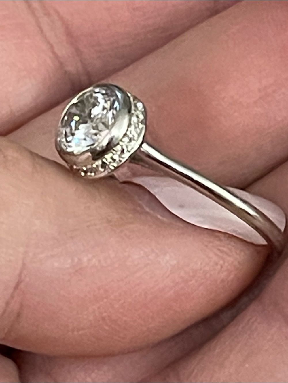 Silver ring - Size 7 - Picture 3 of 6